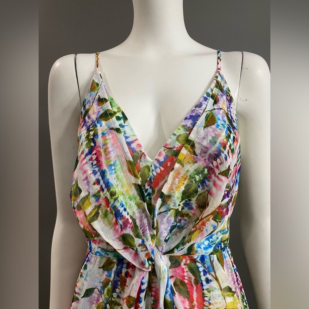 Blush Boutique Colorful Floral V-Neck Maxi Shorts/Dress Combo Size S - Picture 2 of 12